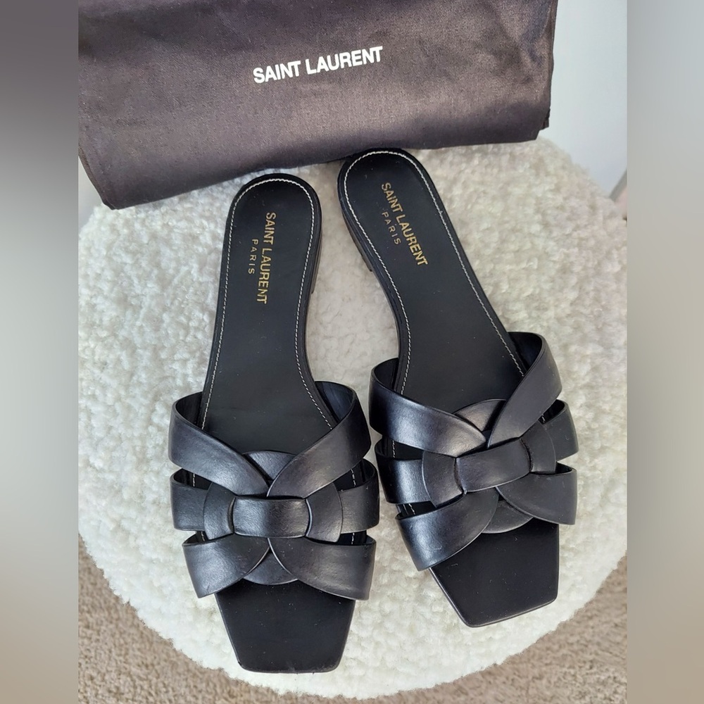 Saint Laurent Tribute Nu Pieds Sandals - 8/38.5